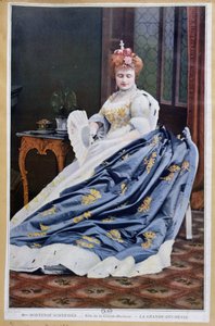 Retrato de Hortense Schneider (1833-1920) no papel da Grã-Duquesa em La Grande Duchesse de Gerolstein por Jacques Offenbach (1819-90) c.1867