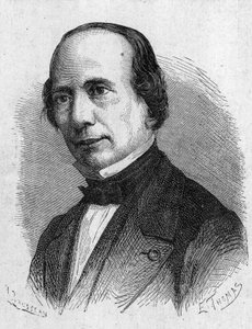 Retrato de J. Caselli, físico italiano - em "Album of Science; Ilustres cientistas; Grandes descobertas" 1896. de French School