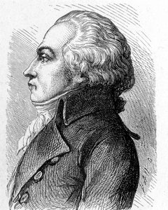 Retrato de Jacques Constantin Perier (1742 - 1818) - em "Álbum de Ciências; ilustres estudiosos; Grandes Descobertas" 1896. de French School