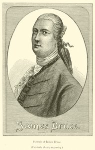 Retrato de James Bruce (gravura) de French School