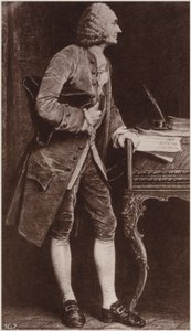 Retrato de Jean-Philippe Rameau de French School