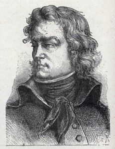 Retrato de Jean Baptiste Camille de Canclaux (1740-1817), general francês da Gravura da Revolução de 1889. de French School