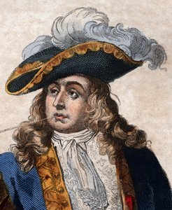 Retrato de Jean Bart (1650-1702), corsário francês. de French School