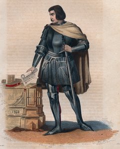 Retrato de Jean Juvenal (Jouvenel) des Ursins (1360-1431), juiz francês. de French School