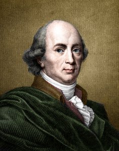 Retrato de Johann Gottfried Herder (1744-1803) Filósofo e escritor alemão. (coloração posterior) de French School