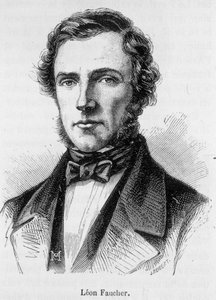 Retrato de Leon Faucher de French School