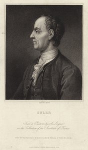 Retrato de Leonhard Euler de French School