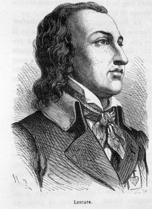 Retrato de Lescure, chef Vendée (1766 - 1793) - em “” A História da França ”” de Henri Martin de French School