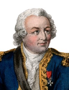 Retrato de Louis Antoine, Comte de Bougainville (1729-1811), almirante francês e explorador. de French School
