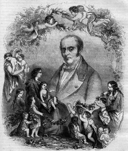 Retrato de Louis Benoit Guersant (1777-1848), médico francês. de French School