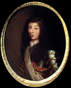 Retrato de Luís II Príncipe de Bourbon (Bourbon-Conde), o Grand Conde (1621-1686) Pintura da Escola Francesa do século XVII. Paris, Musee de l