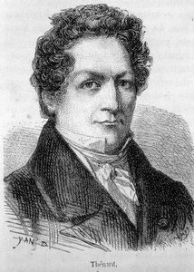 Retrato de Louis Jacques Thenard (1777-1857), químico francês. de French School