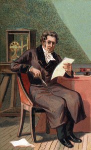 Retrato de Louis Jacques Thenard (1777 - 1857), químico francês. de French School