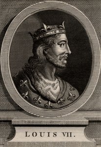 Retrato de Luís VII de French School