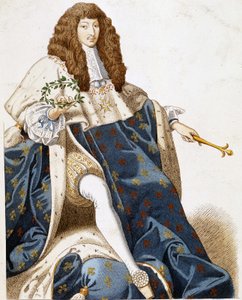 Retrato de Luís XIV, jovem. de French School