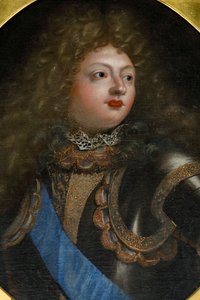 Retrato de Louis le Dauphin (Louis, o Golfinho) de French School