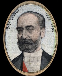 Retrato de Marie Francois Sadi Carnot (1837-1894), Presidente da República Francesa. de French School