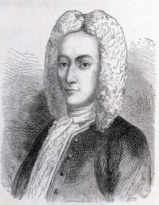 Retrato de Mathieu Dutilh (1715-1791) - em "Álbum de Ciências; ilustres estudiosos; Grandes Descobertas" 1896. de French School