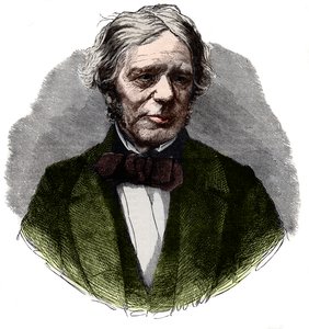 Retrato de Michael Faraday (1791-1867), químico e físico inglês. de French School