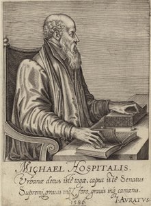 Retrato de Michel de l&39;Hospital de French School