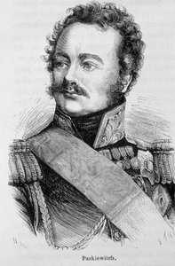 Retrato de Paskiewitch (ou Paskeevich), Marechal russo (1782 - 1856) - em "L