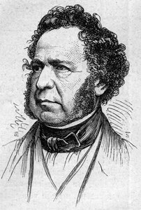 Retrato de Paul Duke of Noailles (1802-1885), historiador e acadêmico francês. Gravura em "Le Monde Illustré" n°883 de 14 de Março de 1874. de French School