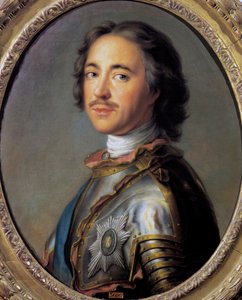 Retrato de Pedro I conhecido como Pedro o Grande (Moscovo de French School