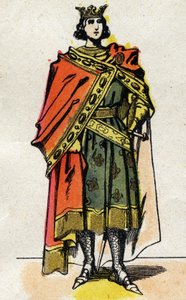 Retrato de Filipe V, o Longo (1294 - 1322), Rei de França. de French School