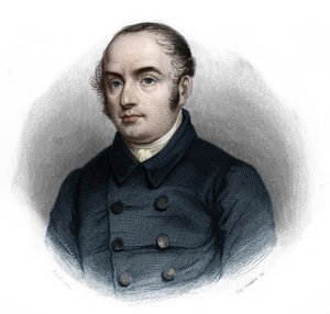 Retrato de Pierre Antoine (Pierre-Antoine) Berryer (1790-1868) (chamado Berryer fils), advogado francês. in "LIBRE DES SPEAKERS" de Louis de Cormenin Timon. 1842. Coleção privada. de French School
