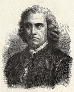 Retrato de Pierre Charles Le Monnier, astrônomo francês (1715 - 1799) - no "Album de la Science; cientistas ilustres; Grandes descobertas" 1896. de French School
