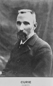 Retrato de Pierre Curie (1859-1906) (foto sépia)