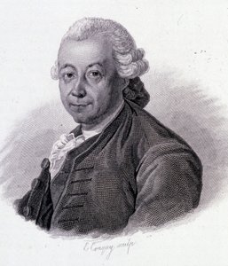 Retrato de Pierre Pepper (1719-1786), explorador francês - em "Retratos de homens úteis". de French School