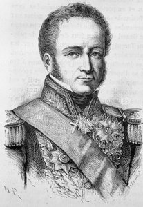 Retrato de Rigny, Almirante Francês (1782 - 1835) - em "L