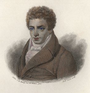 Retrato de Robert Fulton (1765-1815), engenheiro americano. Em "Portraits of Useful Men" (Retratos de Homens Úteis) de French School