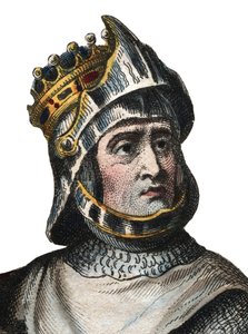 Retrato de Robert de Hauteville conhecido como Guiscard (1015-1085), Duque da Apúlia e da Calábria. de French School