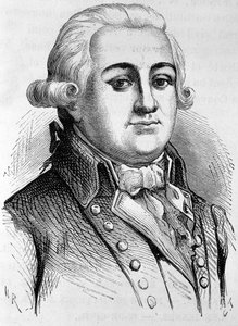 Retrato de Sylvestre Francois Lacroix (1765 - 1843), matemático francês - em "L