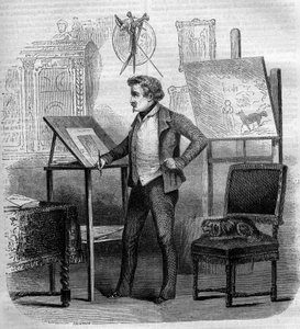 Retrato de Tony Johannot (Antoine Johannot dit de French School