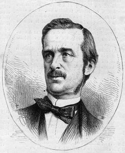 Retrato de Urbano (Urbano) Ratazzi (1808-1873), político italiano. Gravura em "Le Monde Illustré" n°844 de 13 de Junho de 1873. de French School
