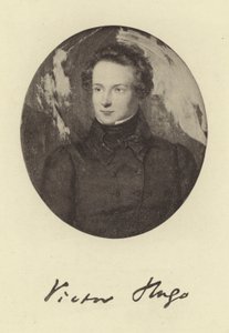 Retrato de victor hugo de French School