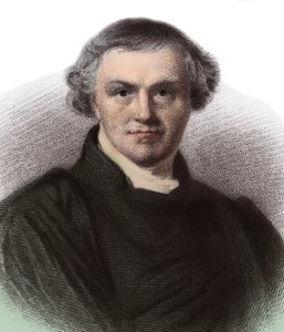 Retrato de William Whewell (1794-1866), filósofo e historiador britânico. de French School