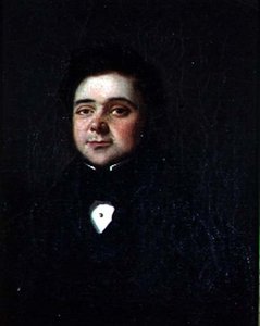 Retrato de um Cavalheiro, c.1835 (óleo sobre tela) de French School