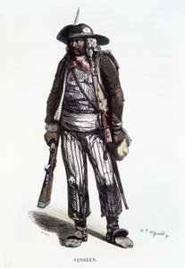 Retrato de um vendean contra-revolucionário. de French School