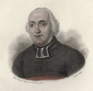 Retrato do Abade Carron (1760-1820), biógrafo, escritor moralista francês. in "Portraits des Hommes Useful" de French School