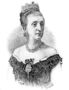 Retrato da Condessa de Paris, Marie-Isabelle (Marie-Isabelle) d