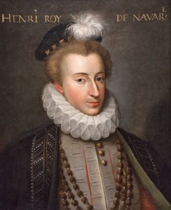 Retrato do rei de Navarra (Henrique IV,1553) (óleo sobre tela) de French School