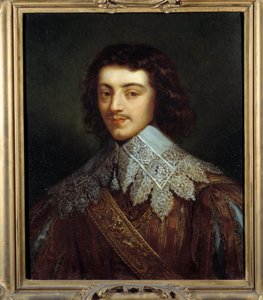 Retrato do Marquês de Cinq Mars (Henri Coiffier de Ruze de French School