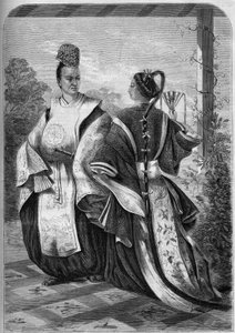 Retratos do Imperador Komei (1831-1867) de French School