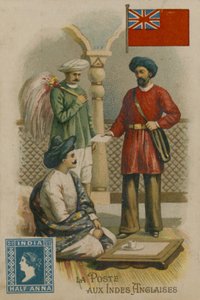 Serviço Postal na Índia Britânica de French School