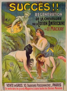 Cartaz publicitário American Loção do Dr. Mackay