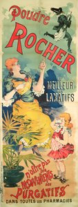 Poster publicidade Rocher em pó, o melhor laxante, c.1900